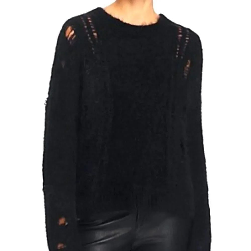 360 Sweater Orena Distressed Cashmere Sweater